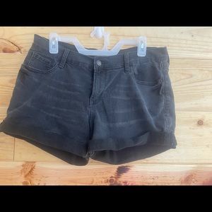 Old navy boyfriend shorts faded black size 10